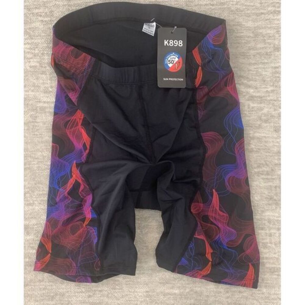 K898 Men Swimwear‎ Boxer Briefs Short Swim Jammer Mens  Size S
